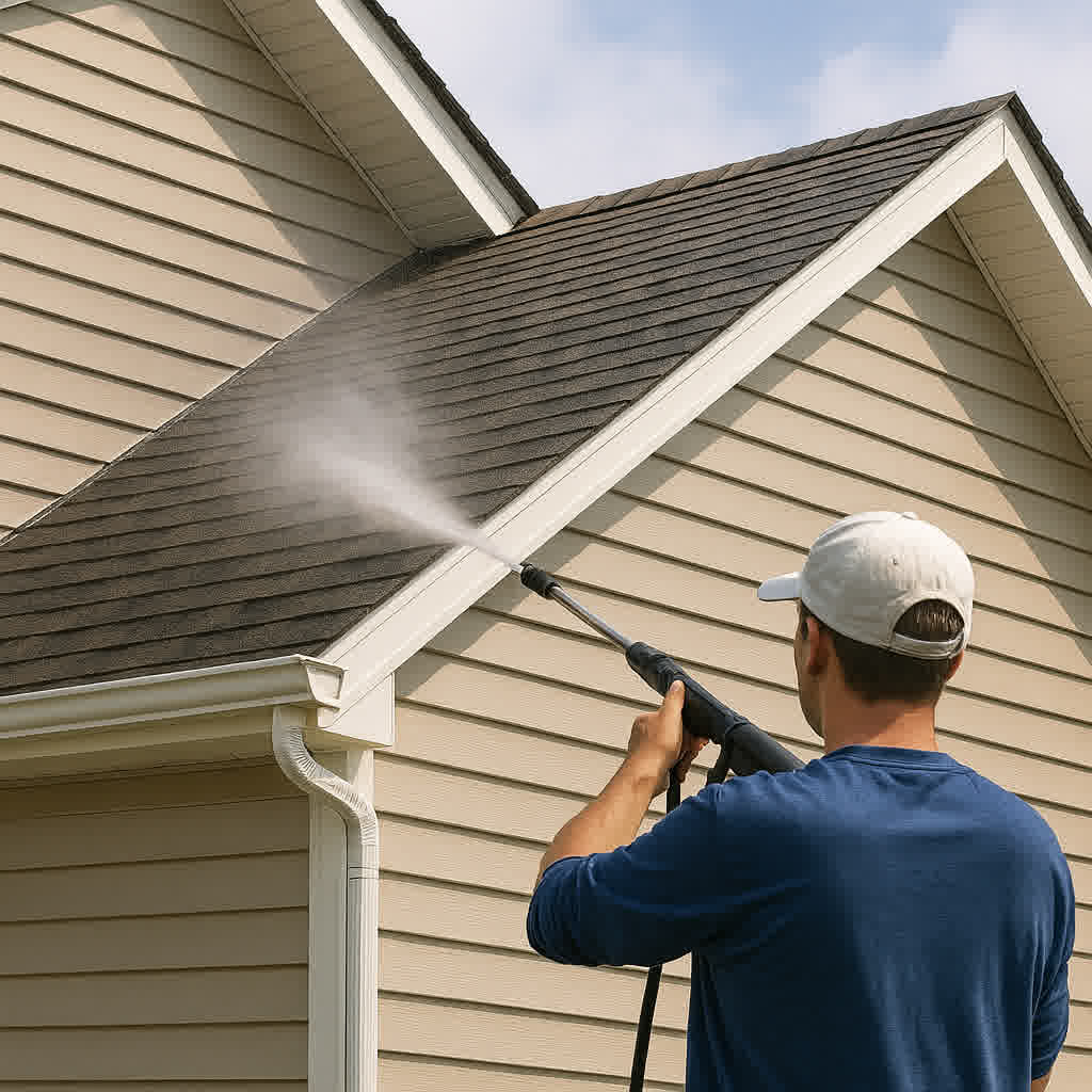 House pressure washing service